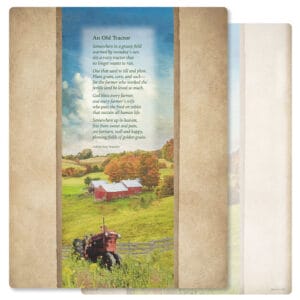 Farm Tractor Letter-size PMC, An Old Tractor
