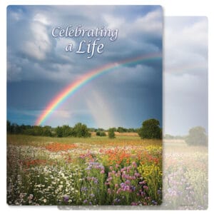 Rainbow Meadow Letter-size PMC, Celebrating a Life