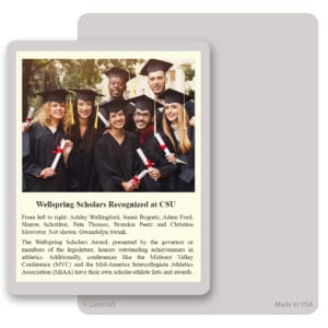 Solid Color Premium Mini-Album Card, Grey