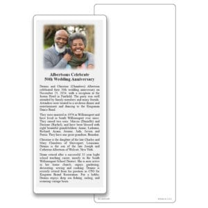 Solid Color Premium Extra Large Bookmark Card, White