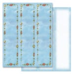 Rose Border Only 3-up Micro-Perf Bookmark, No Verse