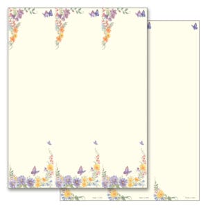 Butterfly 3-up Micro-Perf Bookmark, No Verse