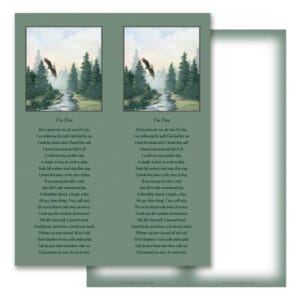 Spirit of Flight 2-up Micro-Perf Bookmark, I'm Free