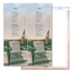 Veterans 2-up Micro-Perf Bookmark, Taps