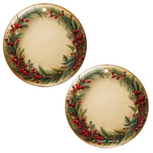Wreath Memorial Ornament
