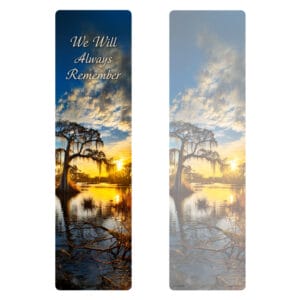 Bayou Large PMC Bookmark, We Will Always Remember