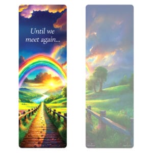 Paws Across Bridge PMC Bookmark, Until We Meet Again