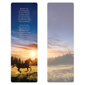 Running Horse PMC Bookmark, Galloping Spirit