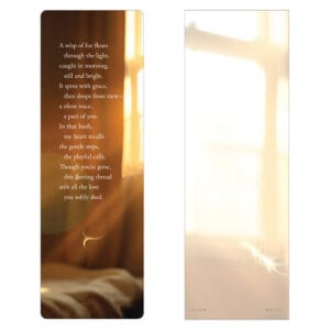 Floating Fur PMC Bookmark, A Wisp of Fur