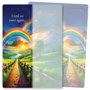 Paws Across Bridge PMC Bookmark, Until We Meet Again