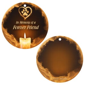 Pet Candle Memorial Ornament