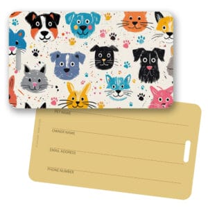 Pet Faces Luggage Tag
