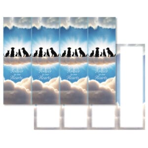 Pets in Heaven 4-up Micro-Perf Bookmark