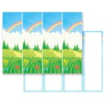 Rainbow Bridge 4-up Micro-Perforated Bookmark, No Verse