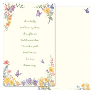 Butterfly Junior Album PMC, Butterfly Poem