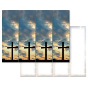 Resurrection 4-up Micro-Perf Bookmark, No Verse
