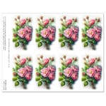 Rose Bouquet 8-up Micro-Perf Prayer Cards