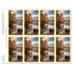 Autumn Lake 8-up Micro-Perf Prayer Cards