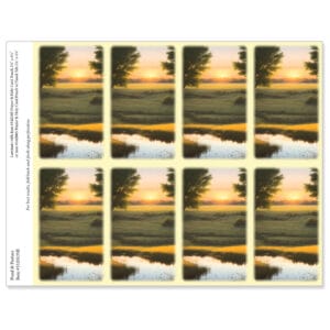 Pond & Pasture 8-up Micro-Perf Prayer Cards, Ivory Border