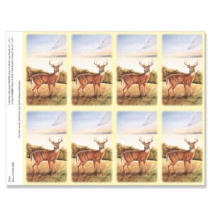 Deer 8-up Micro-Perf Prayer Cards