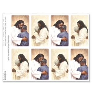 Embracing Jesus 8-up Micro-Perf Prayer Cards