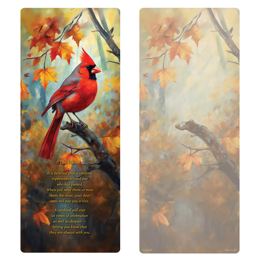 Fall Cardinal Extra-Large Bookmark PMC, The Visitor