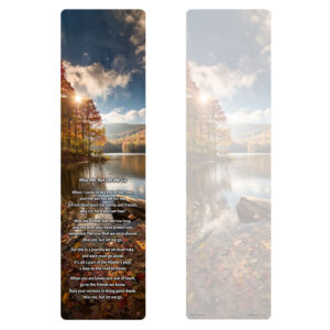 Autumn Lake Large PMC Bookmark, Miss Me But Let Me Go