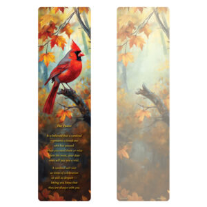 Fall Cardinal Large Bookmark PMC, The Visitor