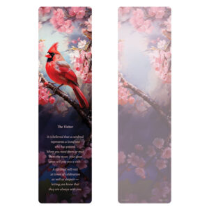 Spring Blossom Cardinal Large Bookmark PMC, The Visitor