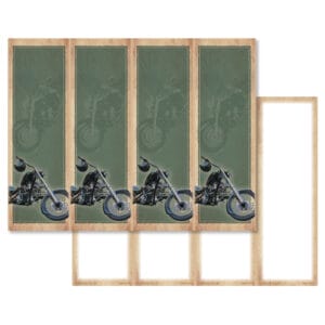 Riding Memories 4-up Micro-Perf Bookmark, No Verse