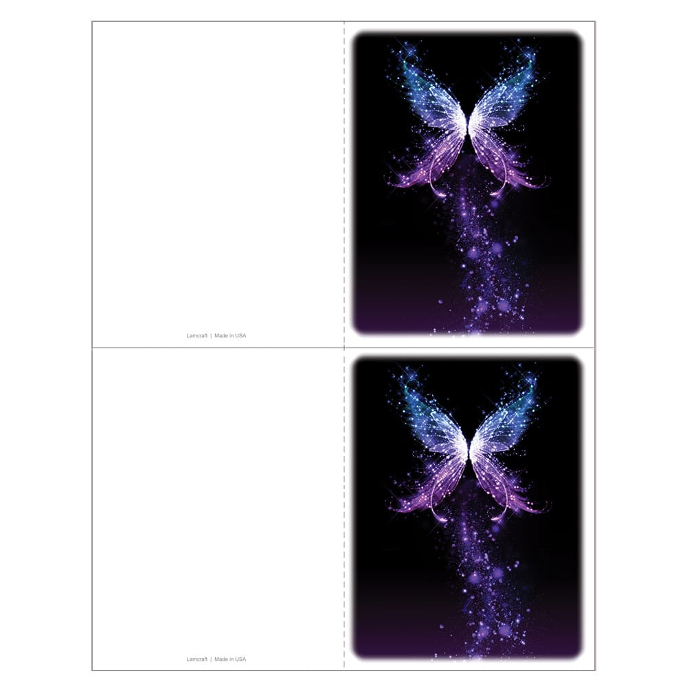 Butterfly of Light 2-up Memorial Folder