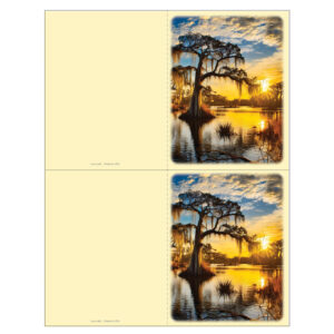 Bayou 2-up Memorial Folder